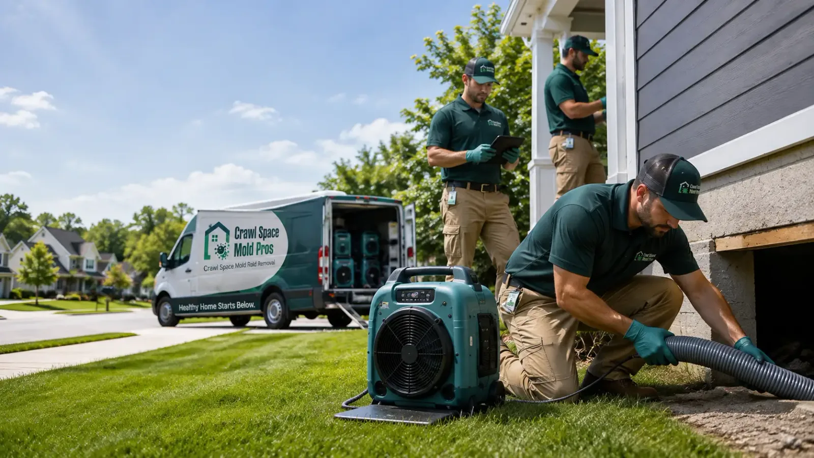 Crawl Space Mold Removal in Toledo, IL
